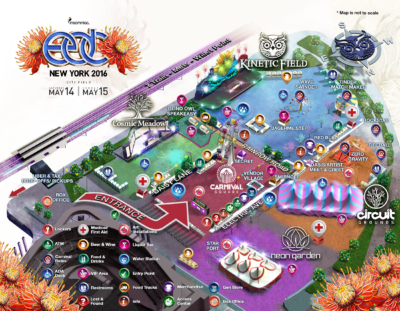 Insomniac Releases Wireframe Site Video & Official Map for EDC New York ...