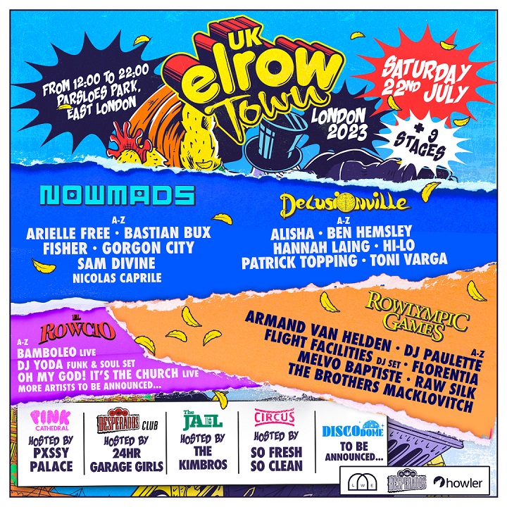 elrow Town London Announces Additional Artists For 2023 - Dance Rebels