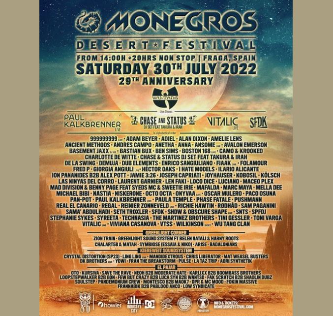 Monegros Desert Festival: The Second Round Of Confirmations - Dance Rebels